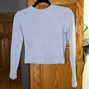 Skims cropped long sleeve